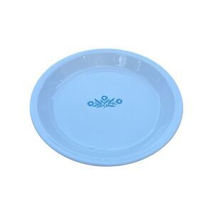 Vintage Corning Ware Blue Cornflower 9" Pie Plate Dish- 1960s Pyroceram